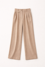 Beige pants on a white background